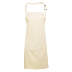 Colours Collection Bib Apron With Pocket