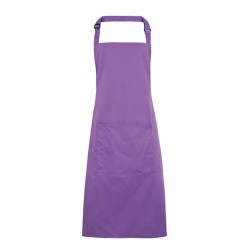 Colours Collection Bib Apron With Pocket