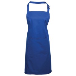 Colours Collection Bib Apron With Pocket