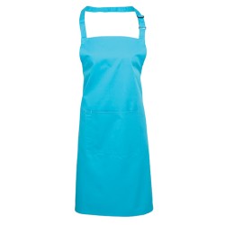 Colours Collection Bib Apron With Pocket