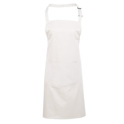 Colours Collection Bib Apron With Pocket