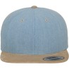 Czapka z daszkiem Chambray-Suede Snapback