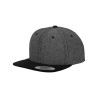 Czapka z daszkiem Chambray-Suede Snapback