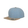 Czapka z daszkiem Chambray-Suede Snapback
