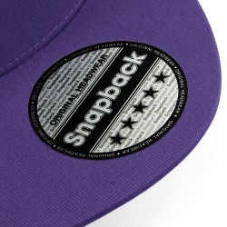 5 Panel Snapback Rapper Cap