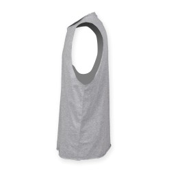 Men´s High Neck Slash Armhole Vest