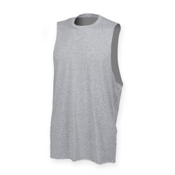 Men´s High Neck Slash Armhole Vest