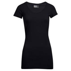 Women´s Slim Fit V-Neck-T Long