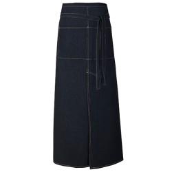 Jeans Bistro Apron With Split