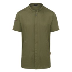 Short Sleeve Chef Jacket Green-Generation
