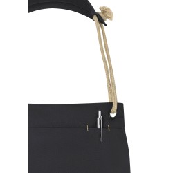 Elegancki fartuch z ozdobnym wiązaniem