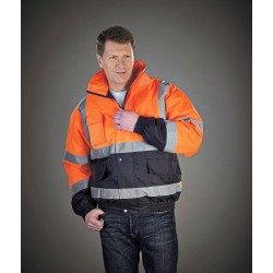 Hi-Vis Two-Tone Bomber Jacket