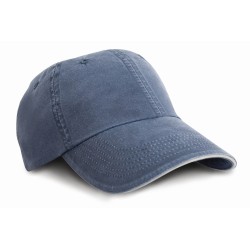Washed Fine Line Cotton Cap...