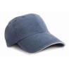 Czapka z daszkiem Washed Fine Line Cotton Cap With Sandwich Peak