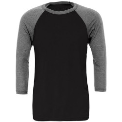 Unisex 3/4 Sleeve Baseball T-Shirt