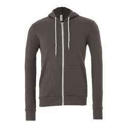 Unisex Poly-Cotton Fleece Full-Zip Hoodie