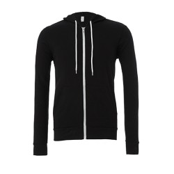 Unisex Poly-Cotton Fleece Full-Zip Hoodie