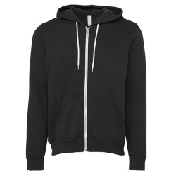 Unisex Poly-Cotton Fleece Full-Zip Hoodie