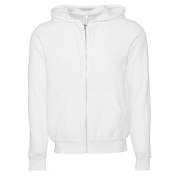 Unisex Poly-Cotton Fleece Full-Zip Hoodie