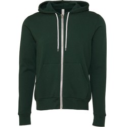 Unisex Poly-Cotton Fleece Full-Zip Hoodie