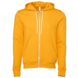 Unisex Poly-Cotton Fleece Full-Zip Hoodie