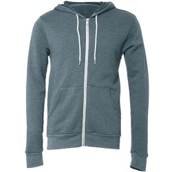 Unisex Poly-Cotton Fleece Full-Zip Hoodie