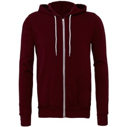 Unisex Poly-Cotton Fleece Full-Zip Hoodie