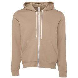 Unisex Poly-Cotton Fleece Full-Zip Hoodie