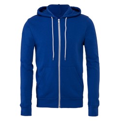 Unisex Poly-Cotton Fleece Full-Zip Hoodie