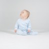 Contrast Long Sleeved Sleepsuit